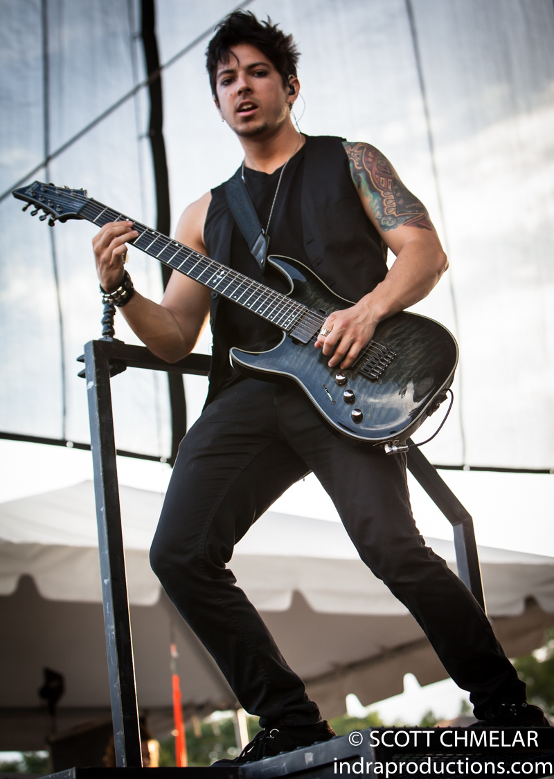 New Years Day play Red Hat Amphitheater in Raleigh NC July 17, 2019. Photos by Scott Chmelar for INDRA Magazine