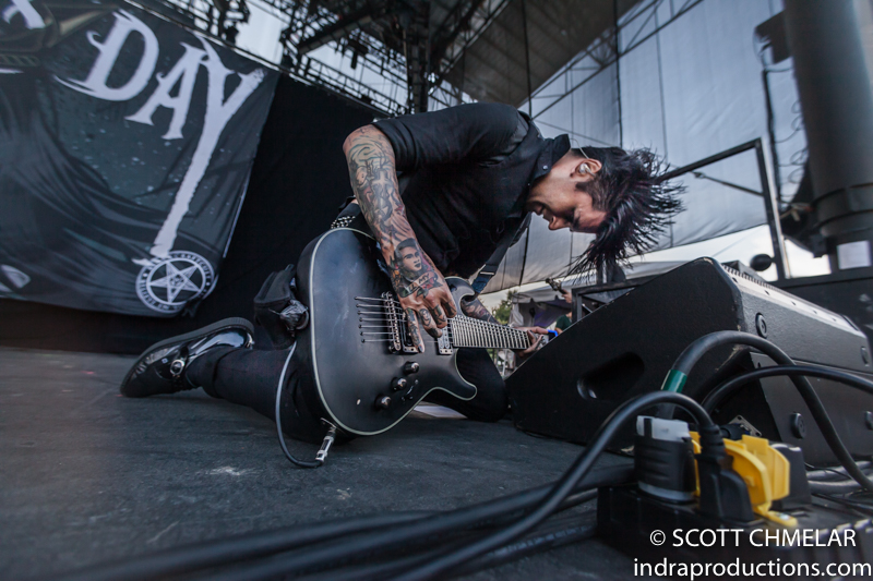 New Years Day play Red Hat Amphitheater in Raleigh NC July 17, 2019. Photos by Scott Chmelar for INDRA Magazine